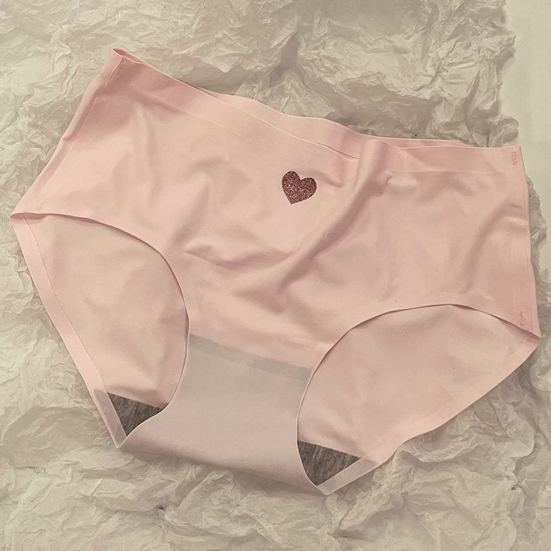 Quần Lót Lụa Lạnh Không Đường May Kháng Khuẩn Nâng Hông Gợi Cảm Cho Nữ