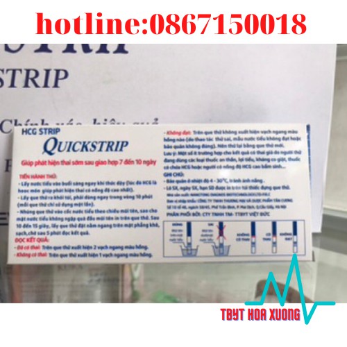 Que Thử Thai Quickstrip Thử Bằng Tước Tiểu [ COM BO ̀ QUE ]