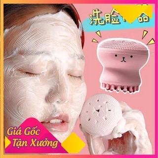 [XẢ KHO+FREE SHIP] Cọ rửa mặt bạch tuột silicon