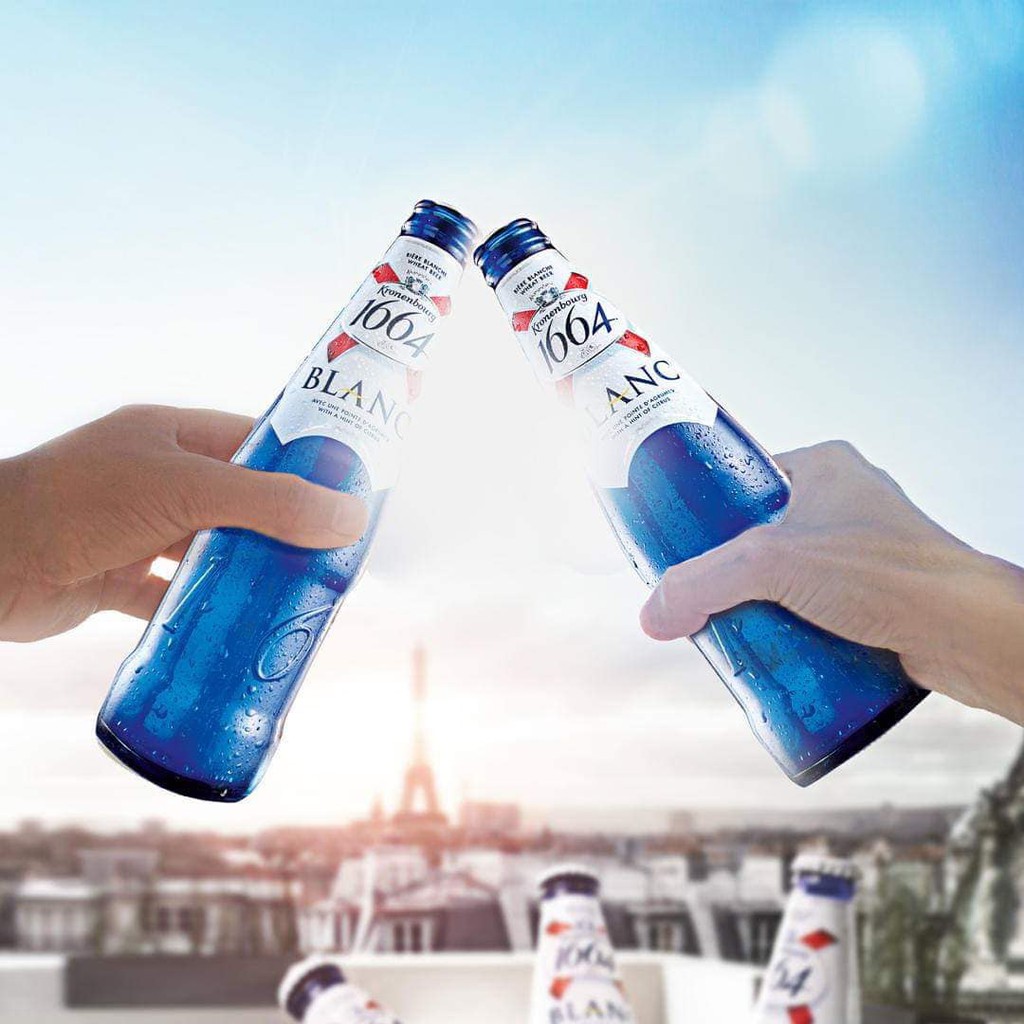 Bia Pháp Blanc 1664 Lốc 6 chai 330ml