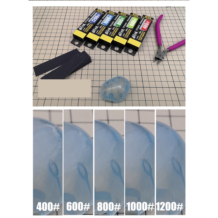 Hộp 20 giấy nhám tự dính chuyên dụng đánh bóng mô hình MS009 - Dụng cụ mô hình