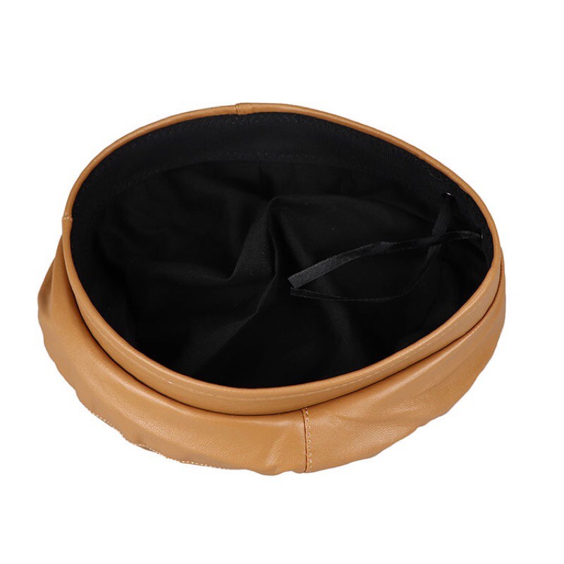 [237] Mũ Beret da có dây rút điều chỉnh  (sẵn 6 màu)