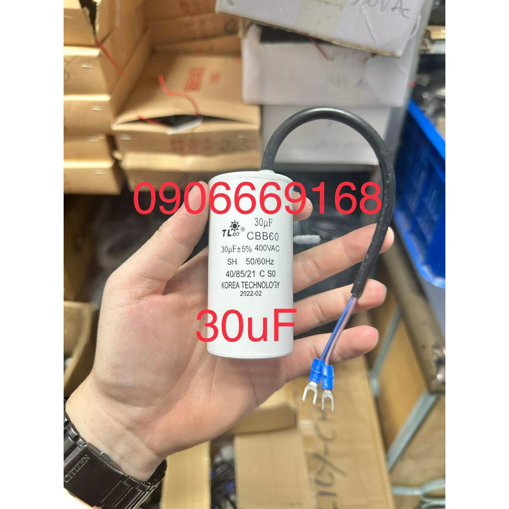 Tụ CBB60 10uF 15uF 20uF 25uF 30uF 40uF - 400VAC - Tụ Đề Khởi Động Mô Tơ