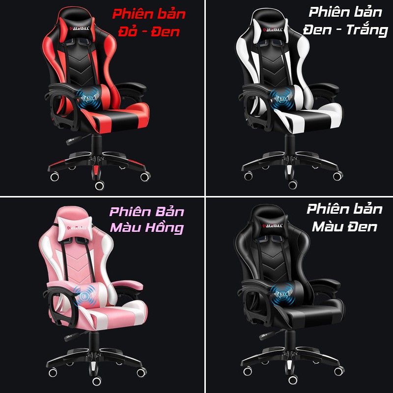 Ghế gaming giá rẻ,Ghế gaming chính hãng bảo hành dài hạn,Ghế làm việc văn phòng có massage lưng và ngả lưng ngủ