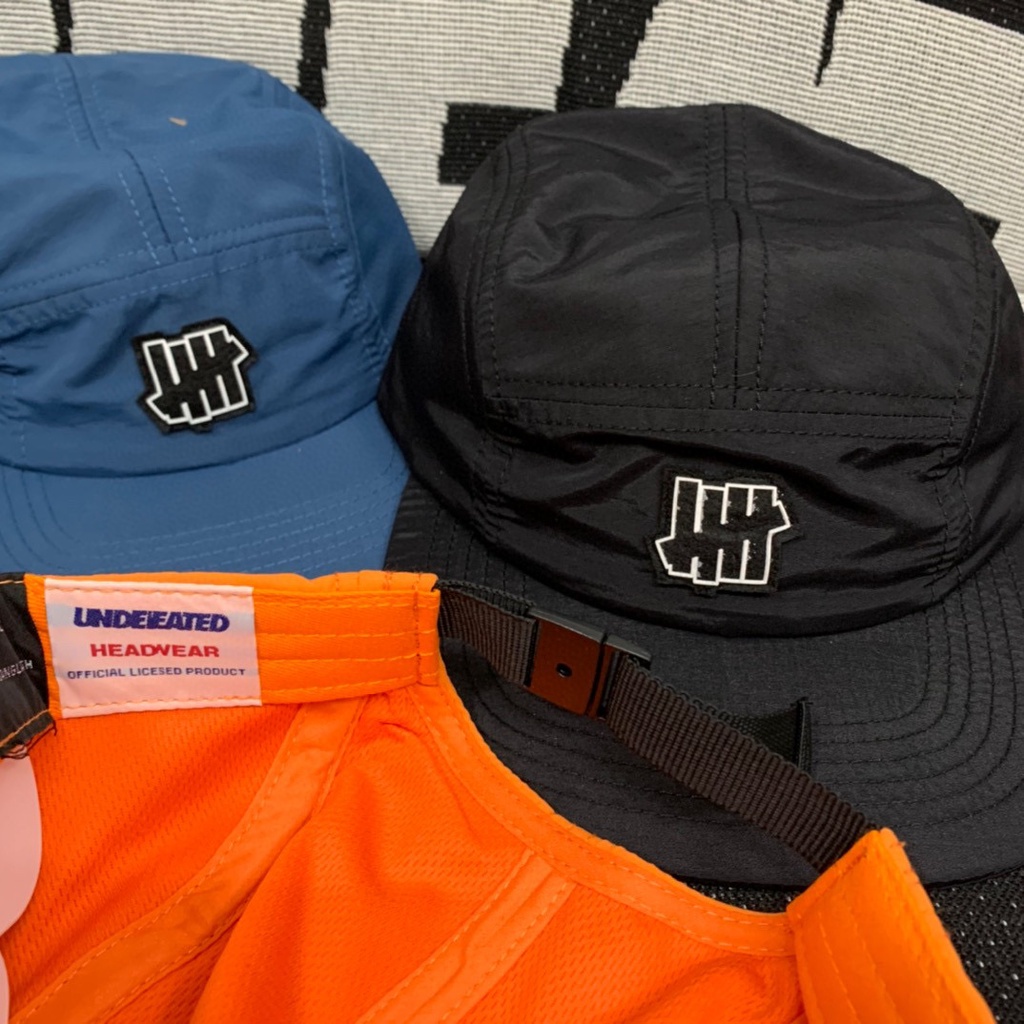 UNDEEFEATED Five-point Lightweight Flat-Brim Hat Five-Piece Street Wild Soft-Brimmed Hat Couple Style Sun Hat