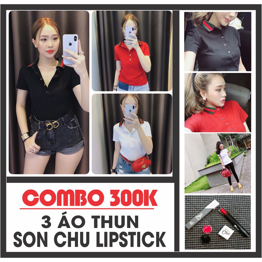 áo thun cổ trụ