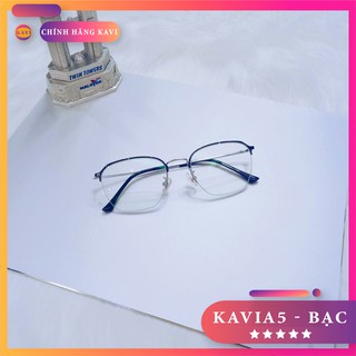 Kính chống ánh sáng xanh gọng titan kavi a5 bạc