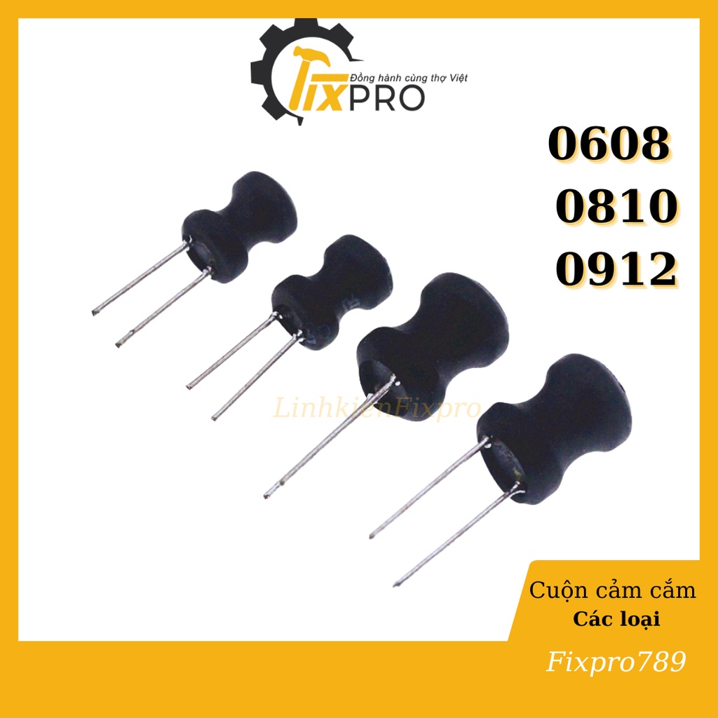 Cuộn cảm cắm 3.3mH 6x8mm 0608 chất lượng tốt - Fixpro