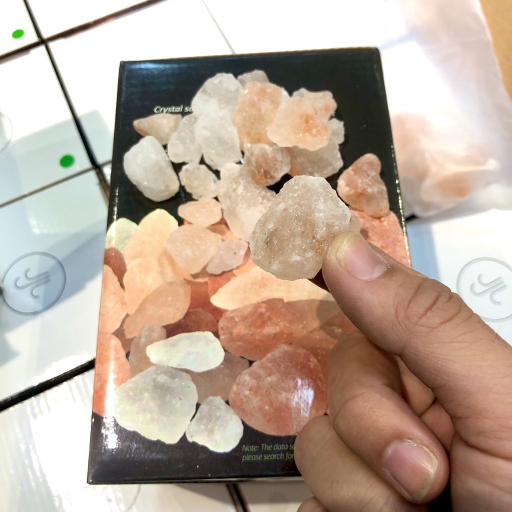 Máy xông tinh dầu máy phun sương tạo ẩm kèm đá muối thư giãn Himalaya Uareliffe ảnh thật