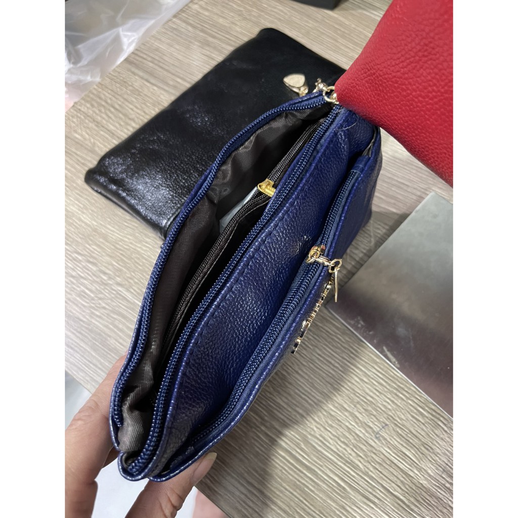 Đeo chéo da Bóp đầm da dạ hội trơn Aly H991 Shalla