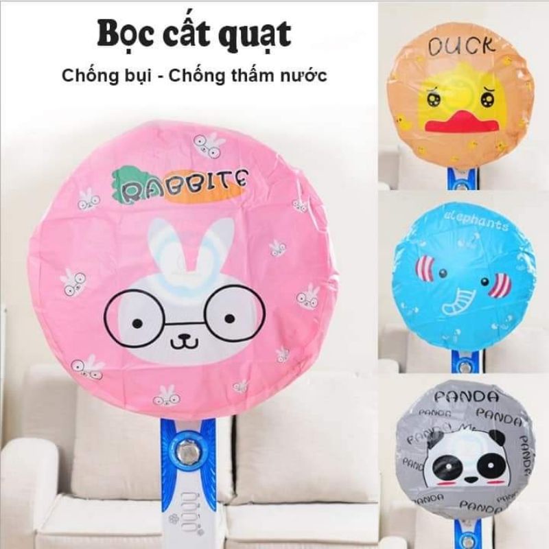 Bọc quạt chống bụi bẩn hình thú cute