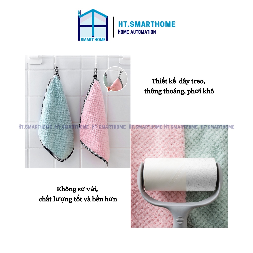 Khăn lau bếp cao cấp dây treo - Khăn lau bàn giẻ lau nhà nhà bếp gia đình, khăn lau tay, lau tay lau bếp