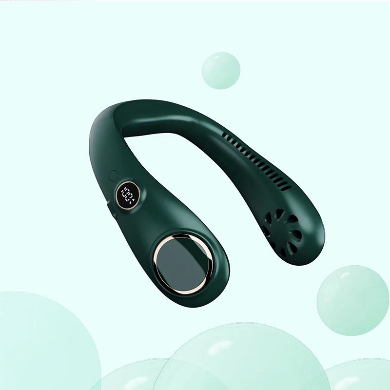 Quạt Làm Mát Đeo Cổ Không Cánh Sạc USB Không Cánh Tiện Dụng