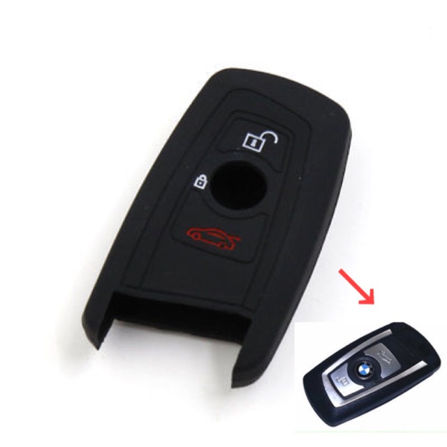 Bao silicone bảo vệ khoá Thông Minh Smart key BMW 3 nút