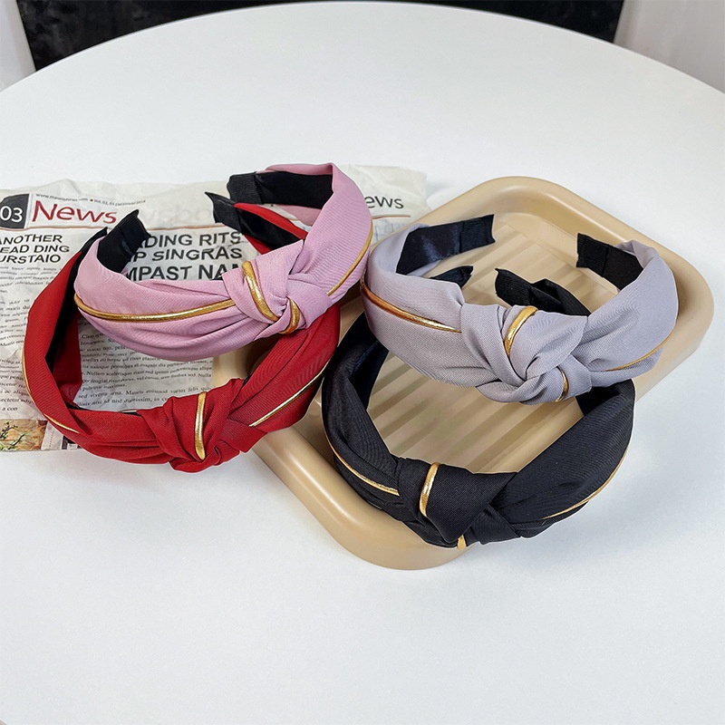 Băng Đô Cài Tóc Bản To Phong Cách Hàn Quốc Ngọt Ngào Và Đơn Giản