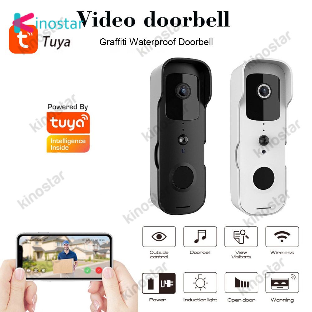 Tuya Không Dây Thông Minh Intelbras Video Liên Lạc Nội Bộ Chuông Cửa Có Camera 1080, Ghi Hình Cực Nét, Giá Rẻ Nhất-BH UY TÍN Bởi TECH-ONE Hồng Ngoại Nhìn Đêm Khu Dân Cư Camera An Ninh.
