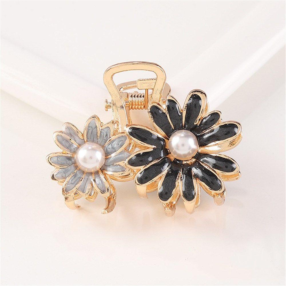 Kẹp Tóc Hình Hoa Đính Ngọc Trai Phong Cách Hàn Quốc Cho Nữ