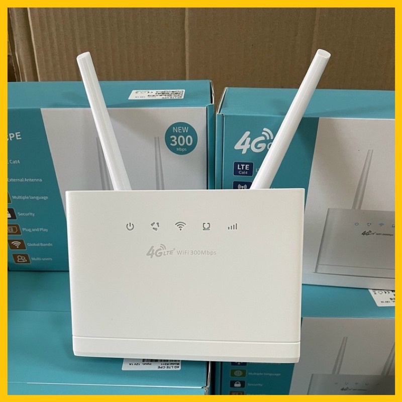 Bộ phát wifi từ sim 4g R311/N400/H300G Kết nối 32 thiết bị, lắp đặt camera, oto, xe khách - hàng nhập khẩu