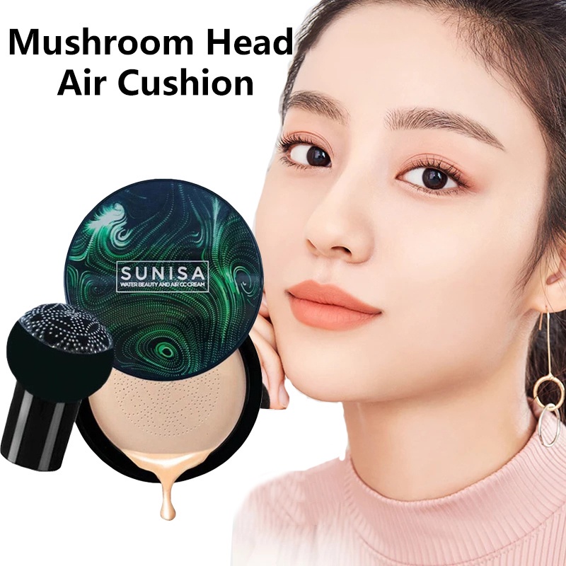 Phấn Nước Air Cushion BB Cream Hiệu Sunisa Giúp Dưỡng Ẩm Chống Lão Hóa Tích Hợp Miếng Mút Trang Điểm