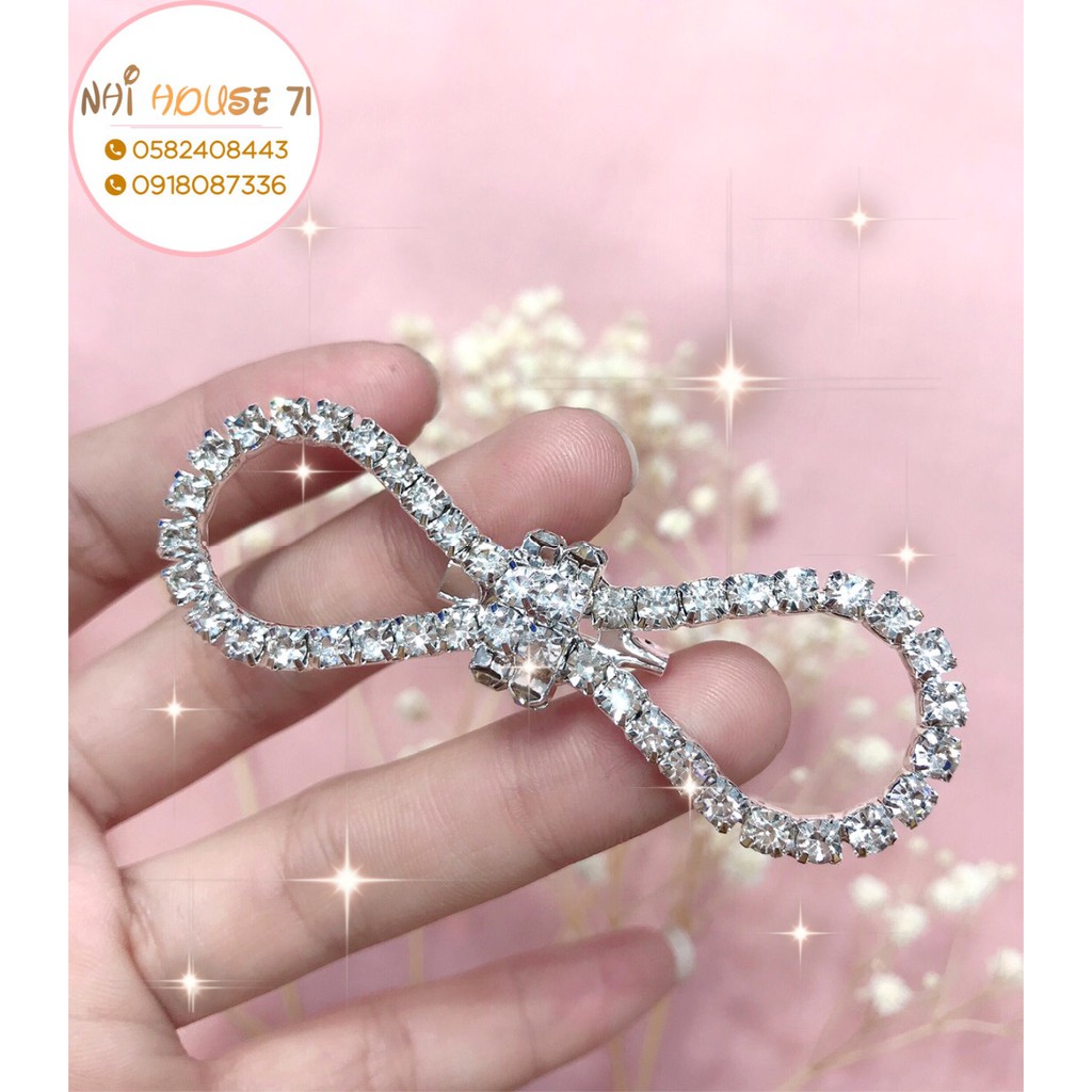 [Freeship 50k] Tag Cài Áo Đính Đá Nữ Tính Phong Cách Thời Trang NHISTORE
