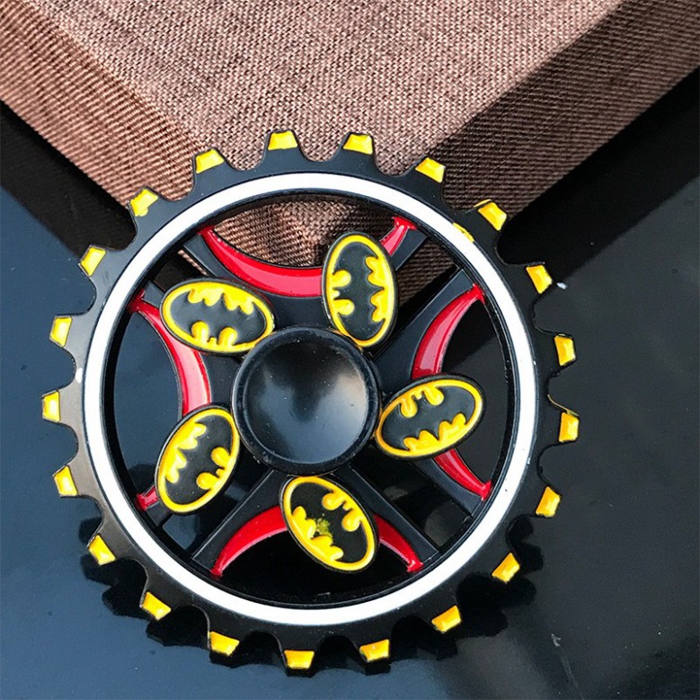 SPINNER Con quay Họa Tiết Đầu lâu xương thép 2 tầng 2 chế độ quay kép KIM LOẠI thép cực chắc chắn