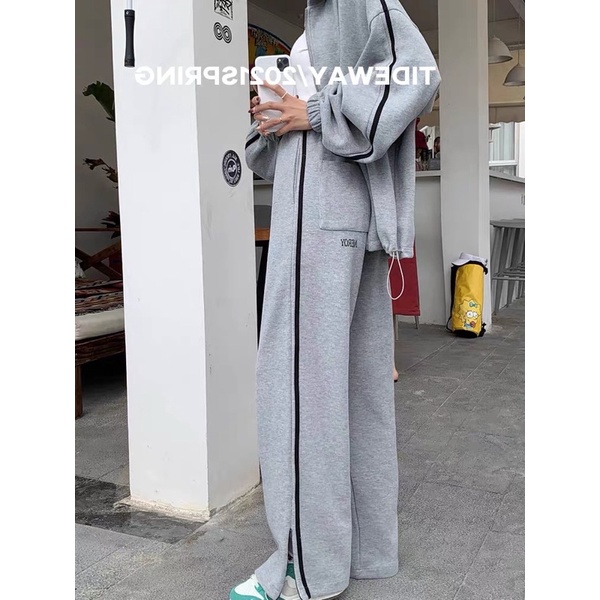Set Bộ Thể Thao Nữ Thu Đông Thời Trang Năng Động, Cá Tính