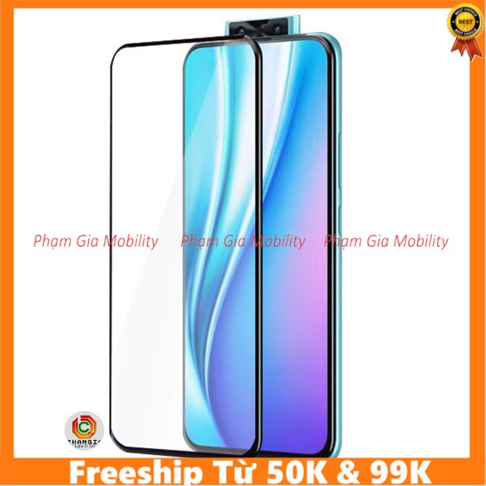 (có video) Kính cường lực Vivo v17pro (v17 pro) full màn hình, chuẩn đẹp
