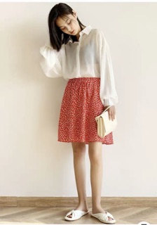 Chân váy hoa xuất xịn