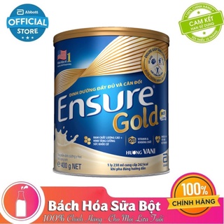 [Chính hãng] Sữa Bột Ensure Gold Hương Vani - 400g [Date mới]