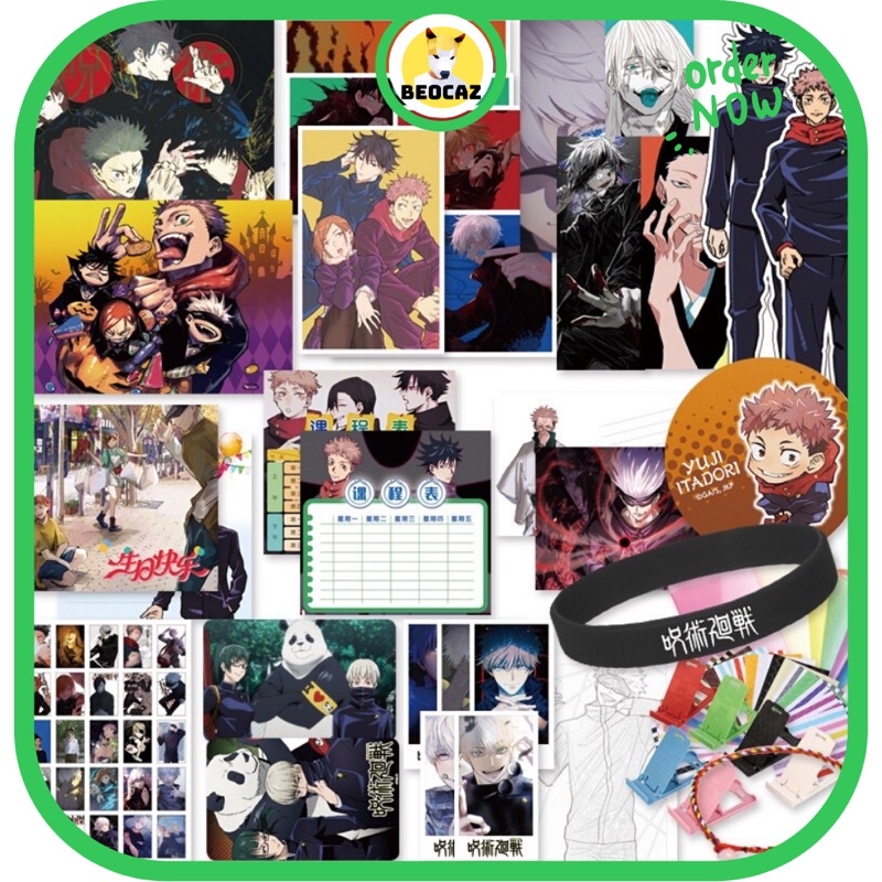 [Gift Bag] Túi may mắn quà tặng các bộ anime manga dễ thương nhiều phụ kiện ship hoả tốc