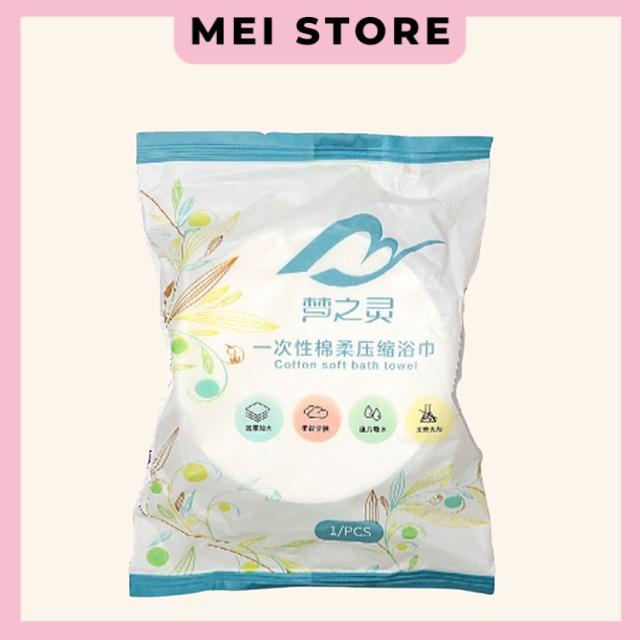 Khăn Tắm Nén Du Lịch Bằng Cotton Tiện Lợi Dùng Một Lần 70*140 cm