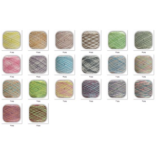 Len cotton việt nam ctvn màu loang sợi 1mm 100gram - Craft Yarn VN