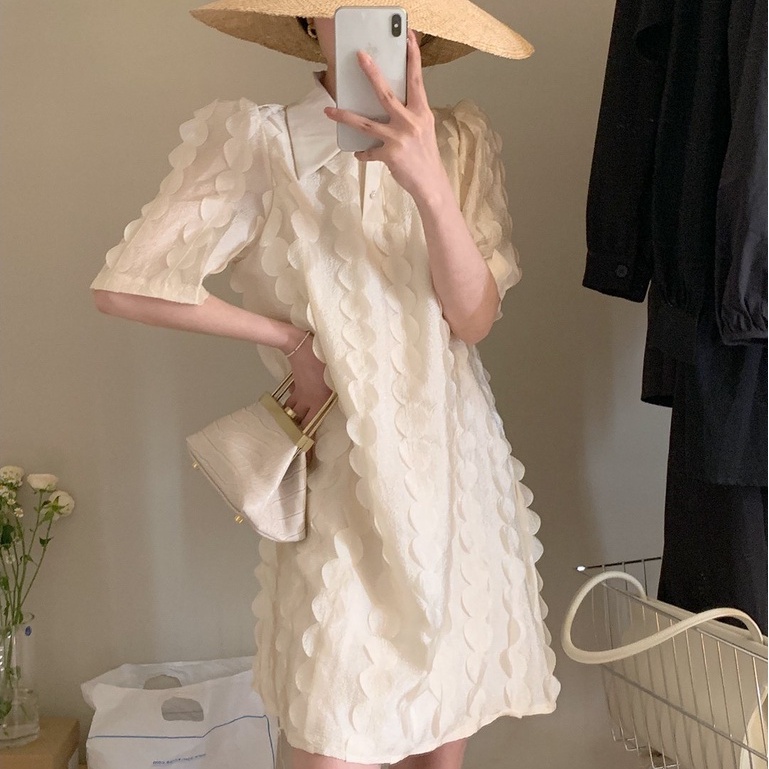 Váy Polo Nữ Siêu Xinh Váy Nữ Sang Chảnh PRETTY CLOSET Dáng Suông Họa Tiết Dễ Thương Mặc Đi Chơi Hay Đi Tiệc V42