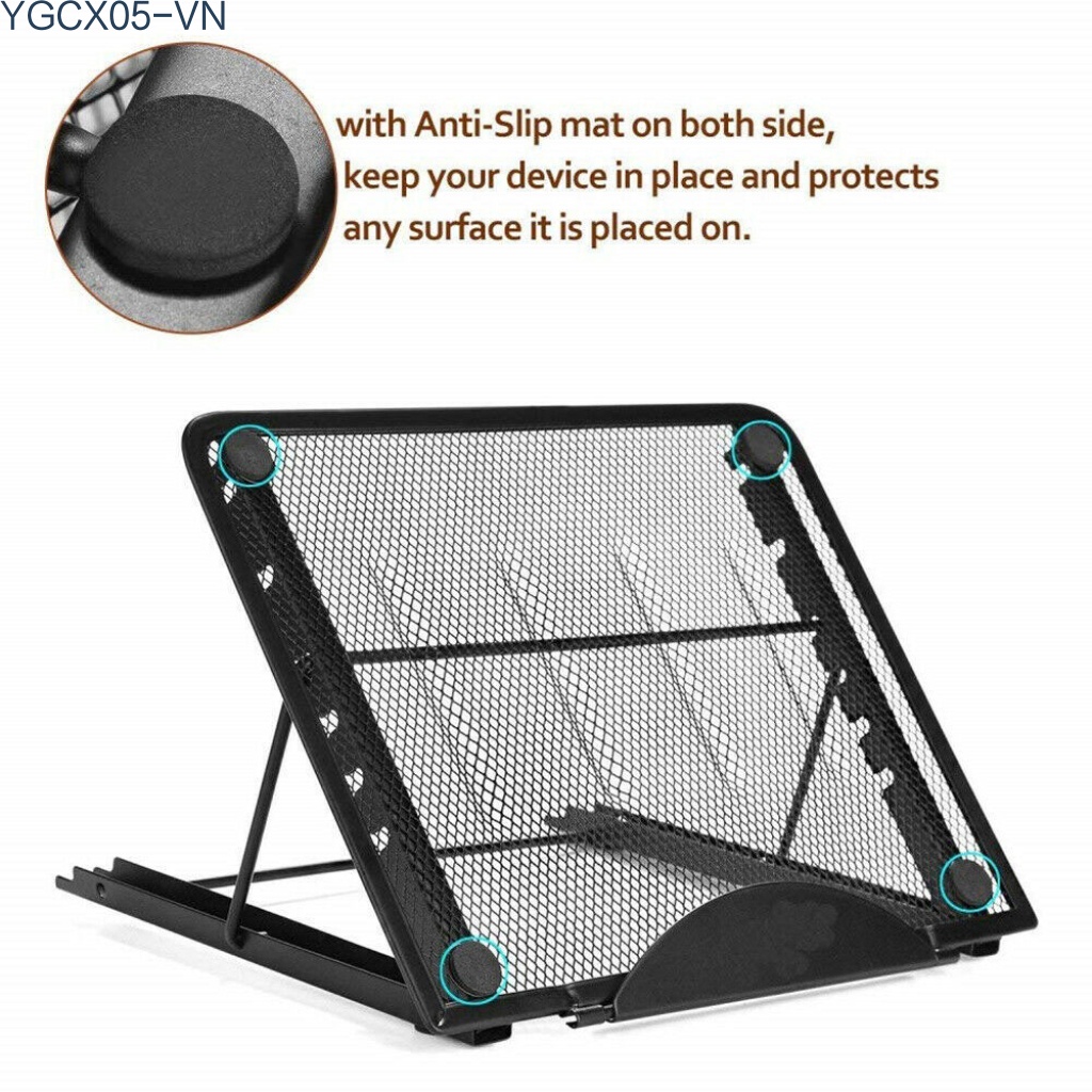 Giá Đỡ Laptop Notebook / Máy Tính Bảng 6 Cấp Độ Có Thể Điều Chỉnh Gấp Gọn Tiện Dụng | BigBuy360 - bigbuy360.vn