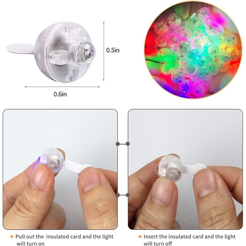 1 Đèn LED Tròn Trang Trí Bóng Bay Độc Đáo