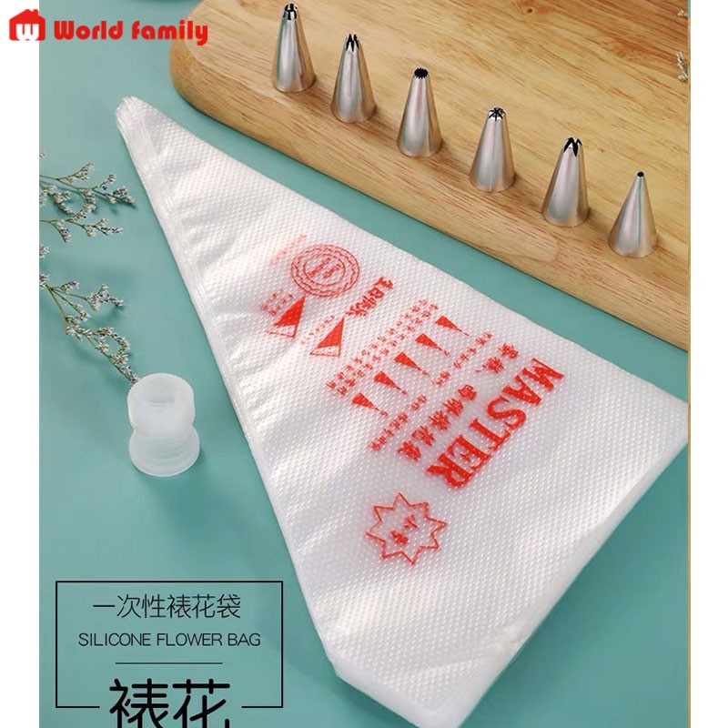 Túi Bắt Kem Nilong 3 Kích Cỡ Túi Trang trí Bánh Sinh Nhật Bánh Kem  Bánh 100 Cái