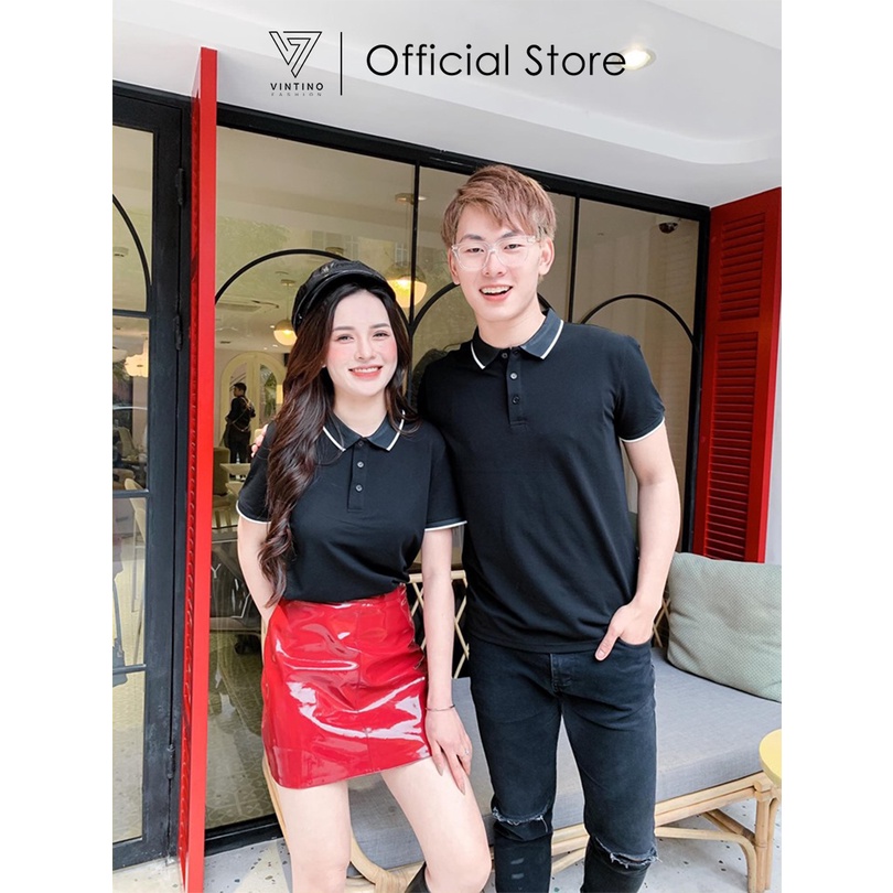 Áo polo nam trơn có cổ bẻ tay ngắn VINTINO, áo thun nam cotton basic nhiều màu PLV