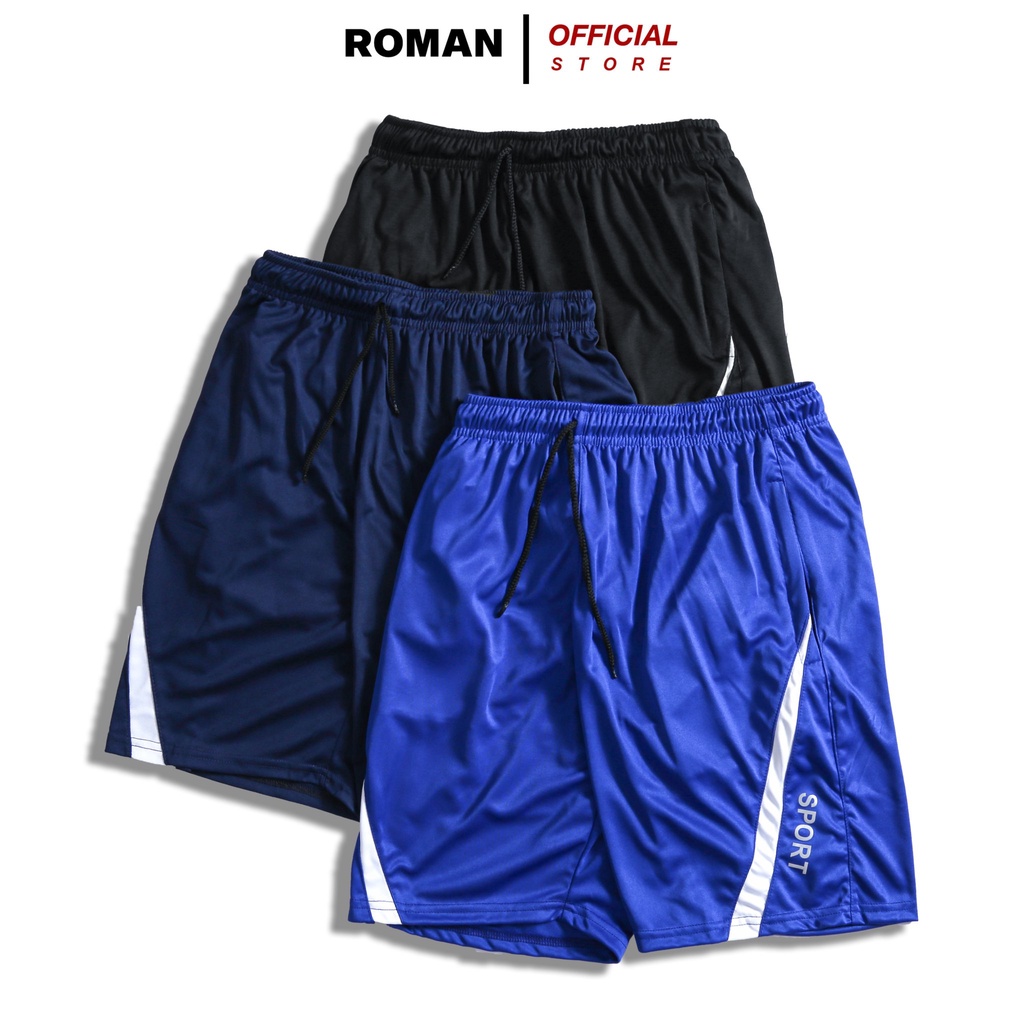 Quần Short Nam Thể Thao ROMAN Quần Đùi Nam Thun Lạnh Cao Cấp QS03