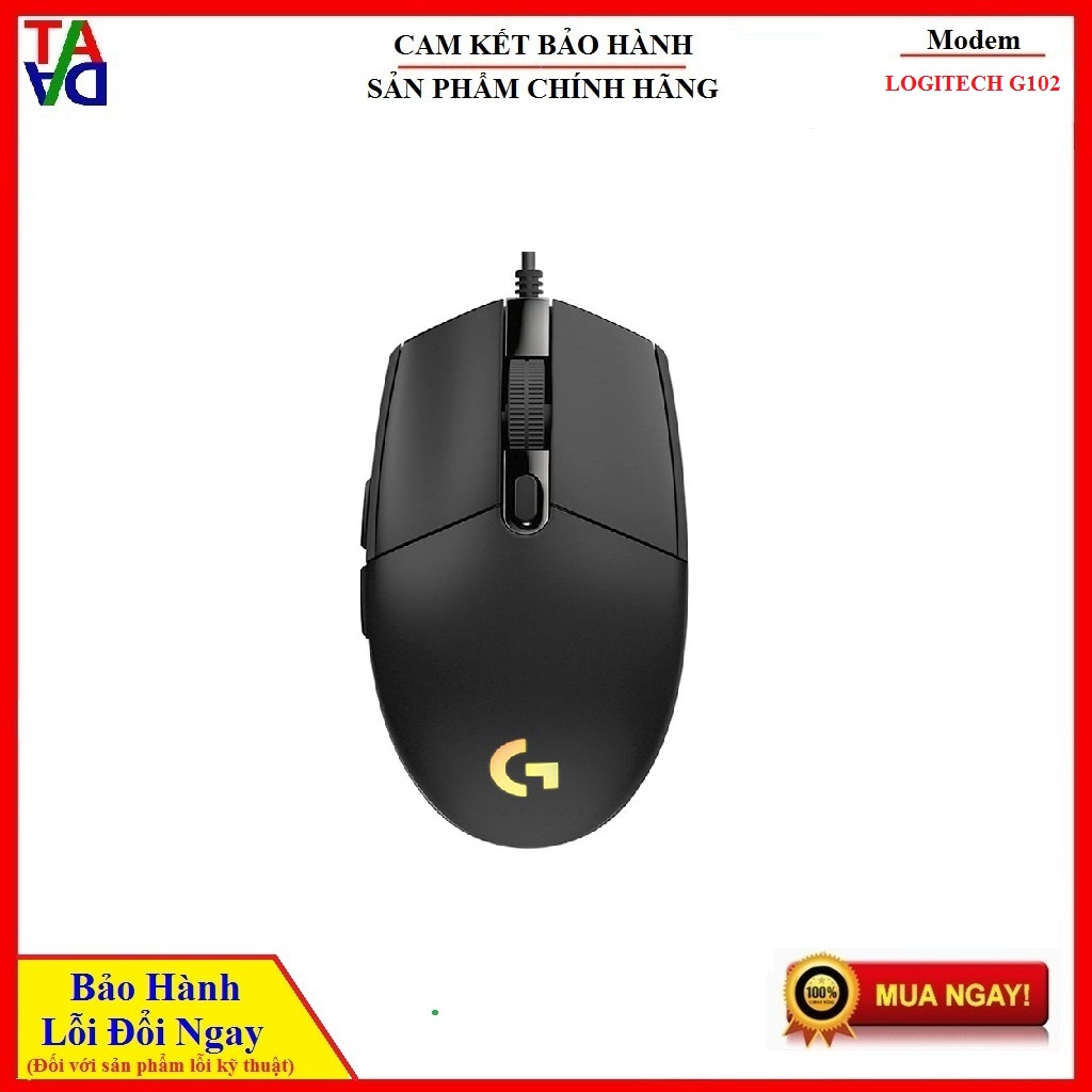 Chuột chơi game Logitech G102 Gen2 - Hàng chính hãng - Bảo hành 24 tháng