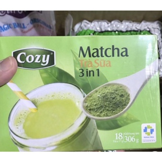 Trà sữa hoà tan Matcha Cozy 3in1