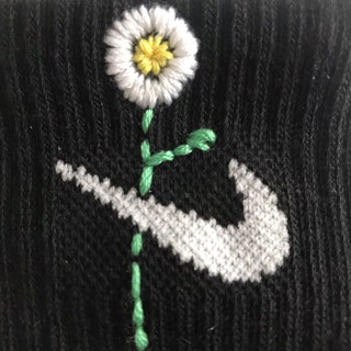 Tất Thêu Hoa Cúc Daisies(Hàng authentic, Hàng có sẵn)