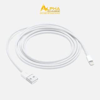 Cáp sạc lightning màu trắng iphone casealpha
