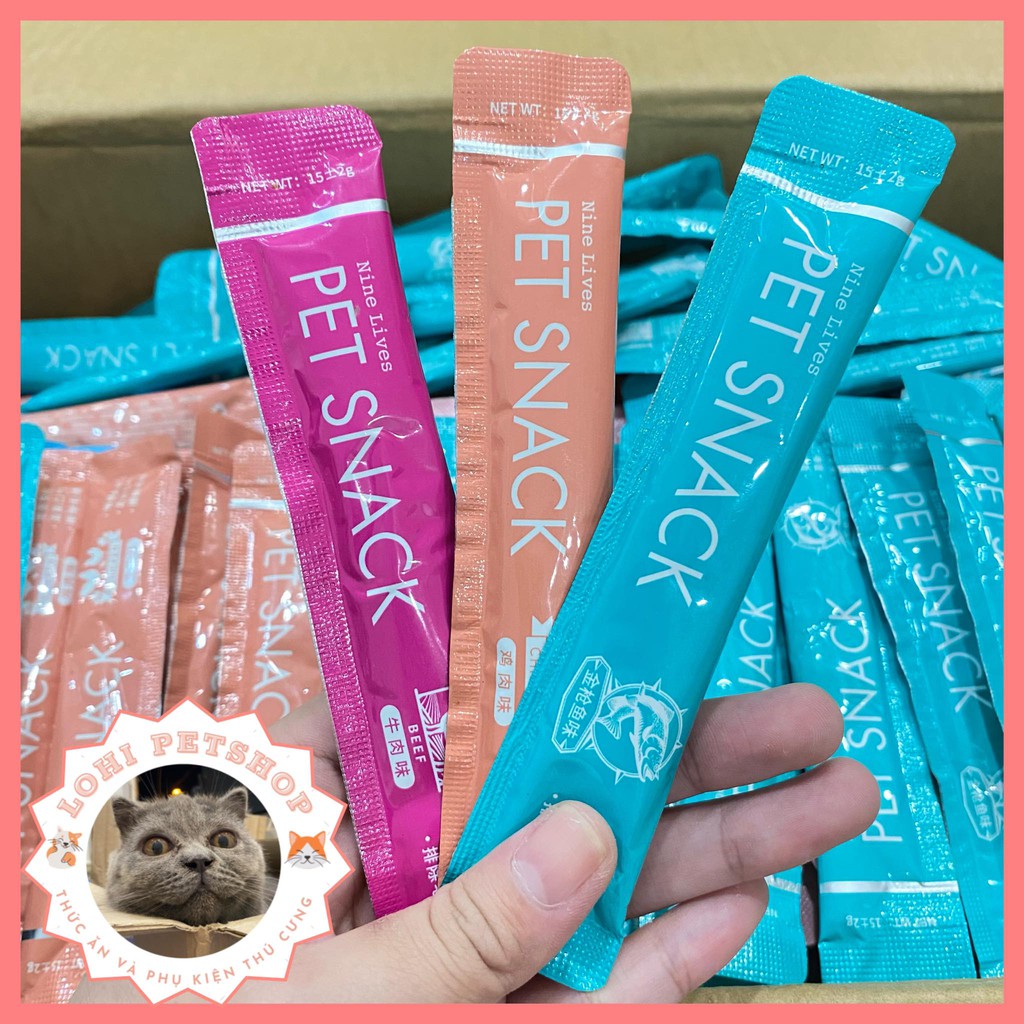 [petsnack] Súp thưởng thanh pet snack cho mèo - 1 thanh