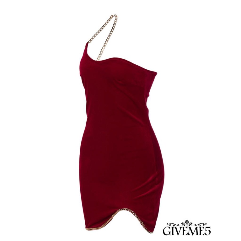 Đầm dây đơn kiểu xích ôm dáng vừa vặn không tay màu trơn thời trang dành cho nữ