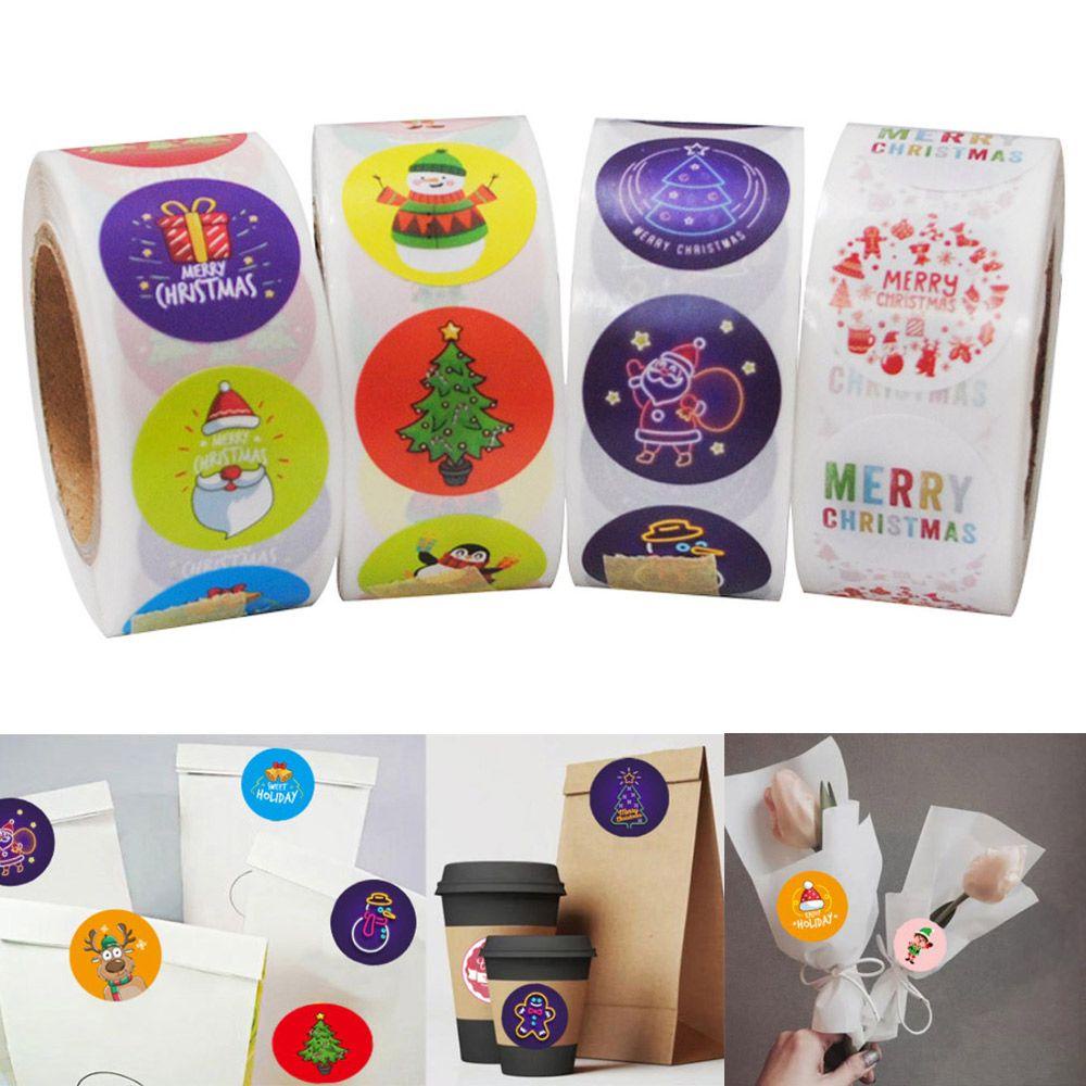 Cuộn 500 Miếng Dán Trang Trí Giáng Sinh