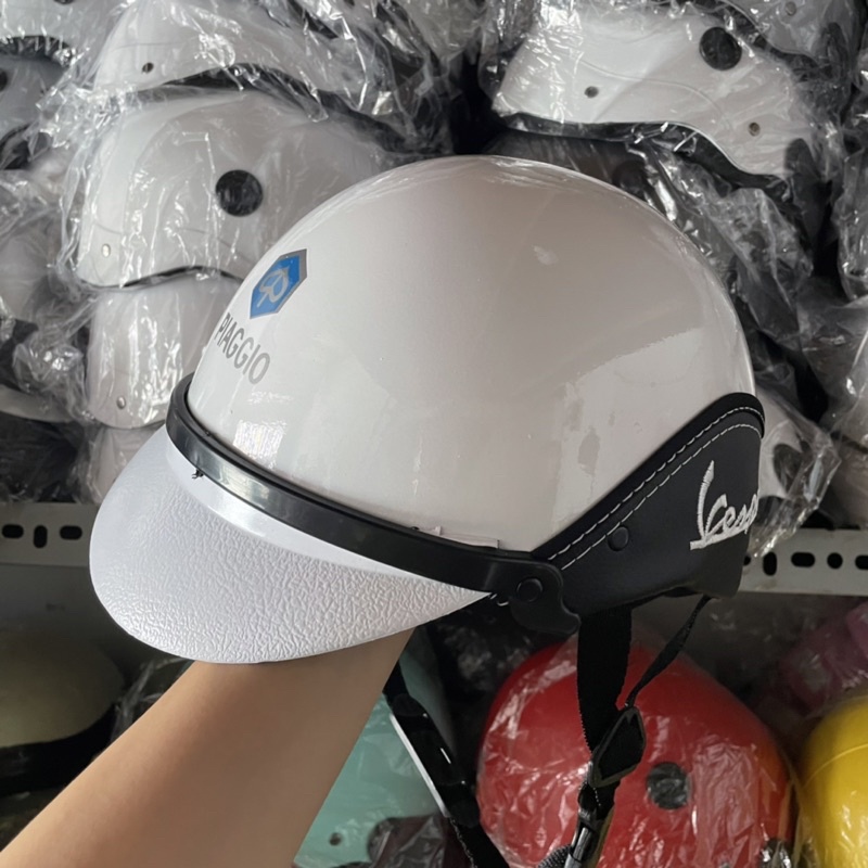 NÓN BẢO HIỂM VESPA NỬA ĐẦU NGƯỜI LỚN