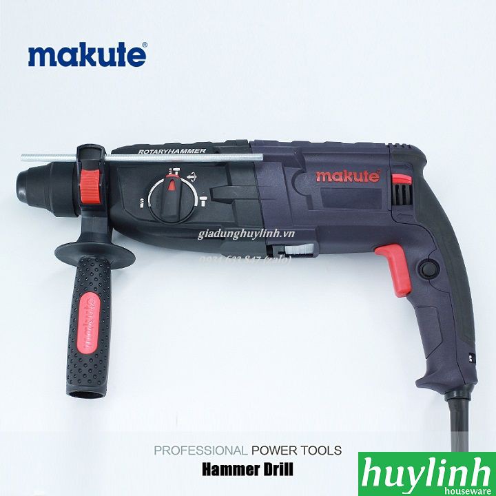 Máy khoan búa Makute HD001 - 800W - 3 chức năng