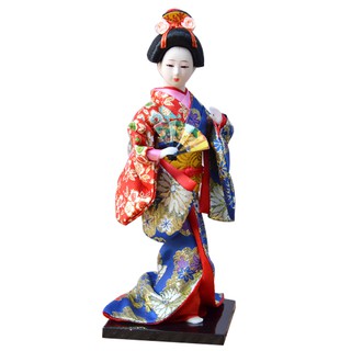 Búp Bê Vải Lụa Kiểu Kimono Nhật Bản Dùng Để Trang Trí