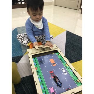 Bộ đồ chơi đua xe handmade bằng gỗ