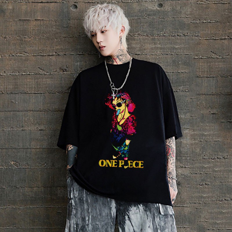ÁO THUN UNISEX FORM RỘNG IN HÌNH LUFFY - LOCAL BRAND ( ẢNH THẬT Ở CUỐI )